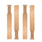 Resistencia al agua Divisores de cajones de bambú Conjunto de 6 para utensilios de cocina