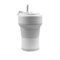 taza de café plegable de la taza del viaje del vidrio de consumición del silicón 550ml BPA libremente
