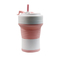 taza de café plegable de la taza del viaje del vidrio de consumición del silicón 550ml BPA libremente