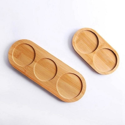 El soporte de bambú humanizado de la taza del tarro de la especia del tenedor del almacenamiento de la cocina del diseño embotella las bandejas