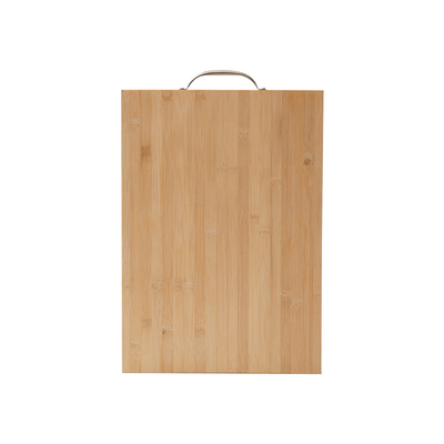 Tabla de cortar de bambú de encargo natural simple con la manija del hierro