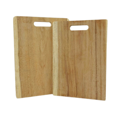 Modificado para requisitos particulares clasifique el juego de piezas de bambú de la tabla de cortar 2 de Block Wood Chopping del carnicero de los 33x23x1.8cm