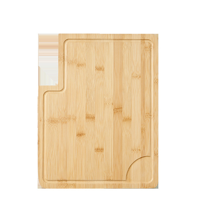 Carnicero de bambú orgánico Block Cutting Board de la extra grande con el tenedor y el surco del cuchillo