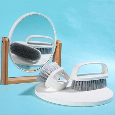 Medium Bristle Handle Cleaning Brush with Non Slip Rubber Grip