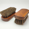 Cuidado de cuero de la manija de encargo de Logo Shoe Cleaning Brush Wooden