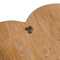 Tablero de bambú de la tajada de la cocina de la tabla de cortar en forma de corazón de la categoría alimenticia