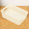 Cesta plástica tejida sostenible resistente a los choques del almacenamiento para la cocina del cuarto de baño