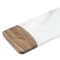 Tabla de cortar que empalma de madera del acacia del mármol de la tabla de cortar de la decoración de la cocina con la manija