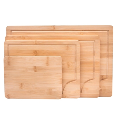 Tajadera de la tabla de cortar de bambú casera adaptable de la cocina con el fregadero