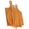 Tabla de cortar de bambú respetuosa del medio ambiente de la cocina fijada con las manijas