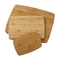 juego de piezas de bambú del tablero 4 del corte por bloques del carnicero de la cocina del hogar