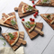 Tabla de cortar de madera de acacia para pizza con asas