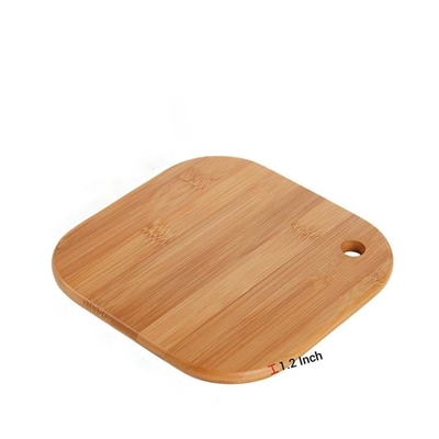 Niños vegetales hechos a mano de los 20x20x3cm Mini Bamboo Cutting Board For