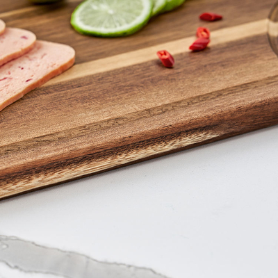 Tabla de cortar lavable grande del acacia con Juice Groove For Kitchen