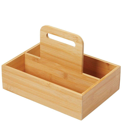 Contenedor de almacenamiento de alimentos de bambú de peso ligero de madera