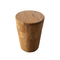 Cajas de secado de almacenamiento de bambú natural de 3 niveles redondas con tapas extraíbles