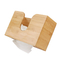 Superficies lisas Porta toallas de papel de bambú montado en pared