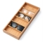 Gafas de sol rectangulares de bambú caja de visualización 6 ranura