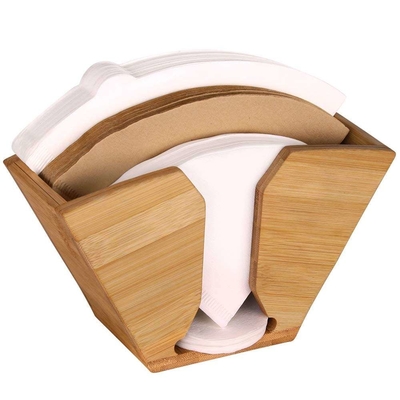 Dispensador de toallas de papel de mano de bambú ecológico
