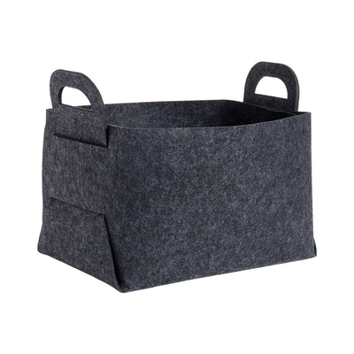 Rectangular 100% de poliéster de fieltro Ropa de almacenamiento Contenedores de bolsas de opciones Embalado Embalaje personalizable