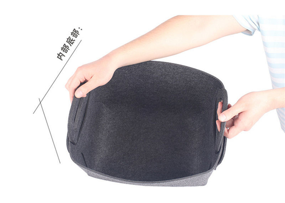 Rectangular 100% de poliéster de fieltro Ropa de almacenamiento Contenedores de bolsas de opciones Embalado Embalaje personalizable