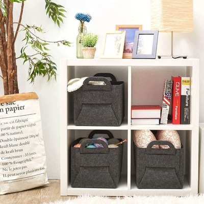Cestas de almacenamiento plegables modernas para el almacenamiento de ropa organizada