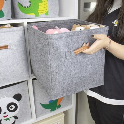 Cestas de almacenamiento de hogar moderno plegables Solución Bolsa de opciones Embalado Paquete personalizado
