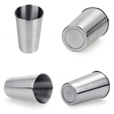 taza de acero inoxidable del termo del café apilable de 8oz 12oz 16oz con la tapa del silicón