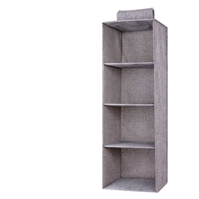 Seis estantes no tejidos los 27*27*80cm del armario de la ejecución del almacenamiento de los compartimientos